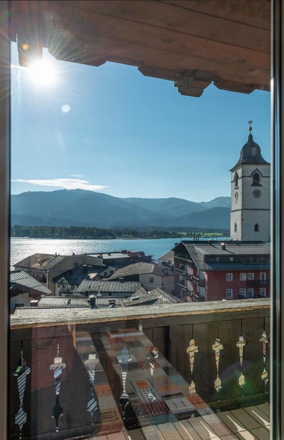 Aberseeblick Pension Ellmauer Sankt Wolfgang im Salzkammergut Exterior foto