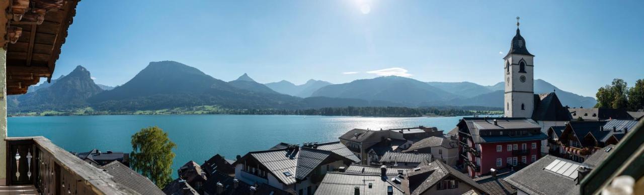 Aberseeblick Pension Ellmauer Sankt Wolfgang im Salzkammergut Exterior foto