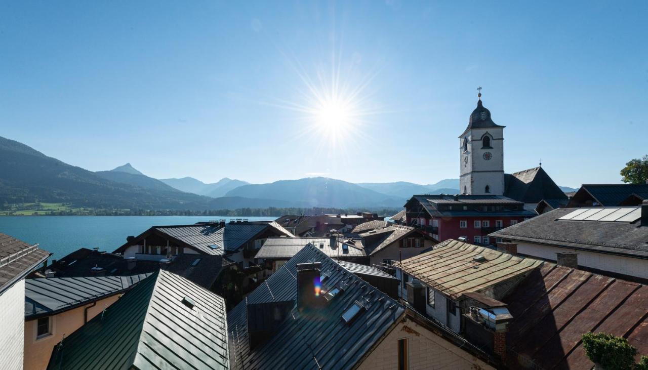 Aberseeblick Pension Ellmauer Sankt Wolfgang im Salzkammergut Exterior foto