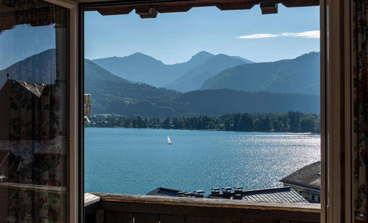 Aberseeblick Pension Ellmauer Sankt Wolfgang im Salzkammergut Exterior foto