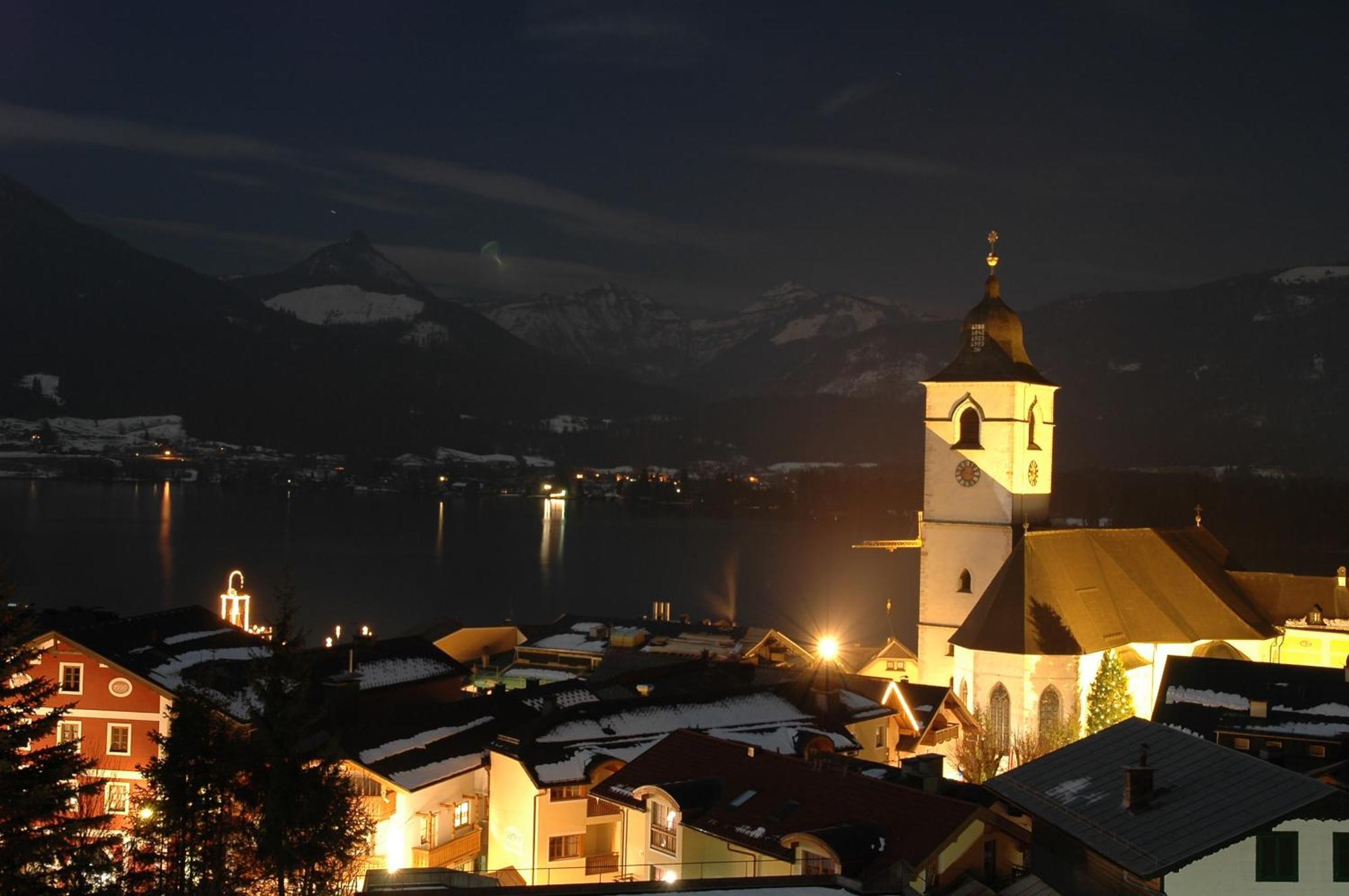 Aberseeblick Pension Ellmauer Sankt Wolfgang im Salzkammergut Exterior foto