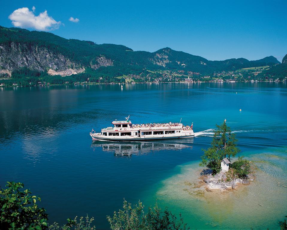 Aberseeblick Pension Ellmauer Sankt Wolfgang im Salzkammergut Exterior foto